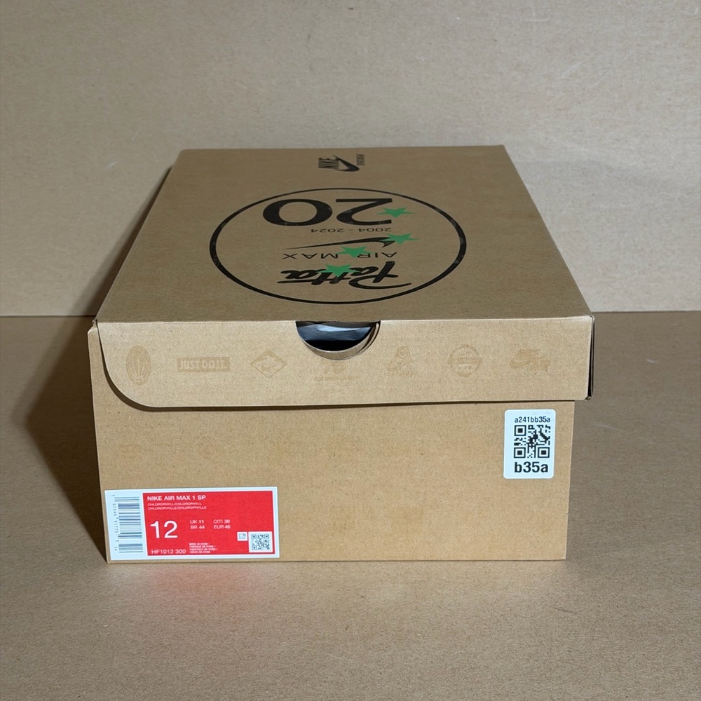 Nike Air Max 1 Patta 20th Anniversary “Chlorophyll” HF1012-300 – Men’s 12 – NEW - Picture 11 of 12